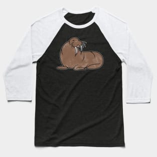 Walrus Retro Vintage Baseball T-Shirt